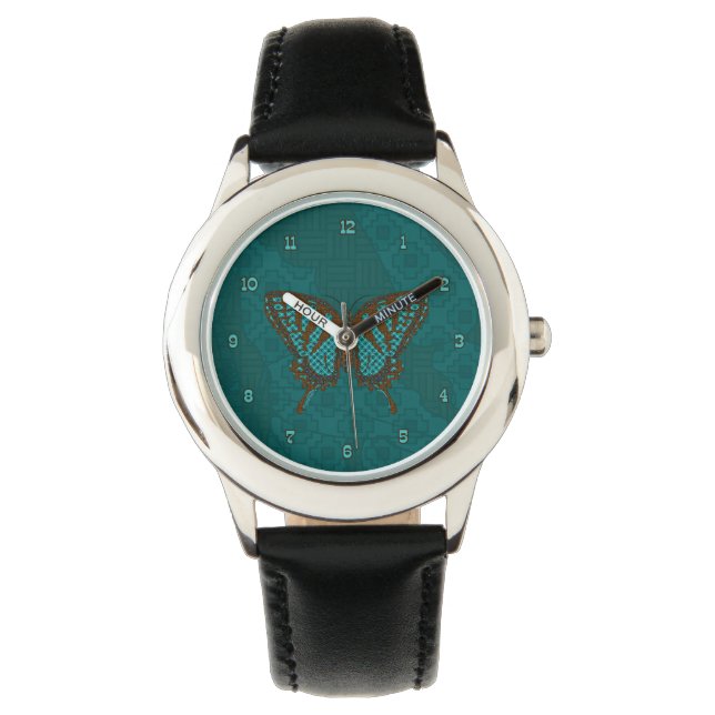 Pulsera Reloj de cola de torneado nativa (Anverso)