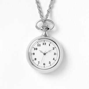 Pulsera Reloj de collar de plata