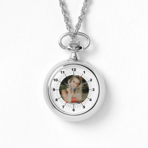 Pulsera Reloj de collar de plata - Personalizado