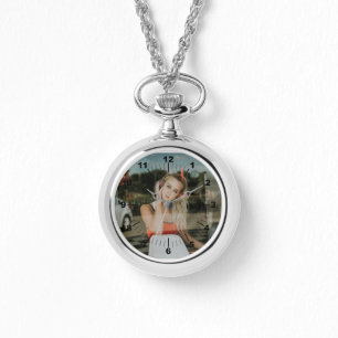 Pulsera Reloj de collar de plata - Personalizado
