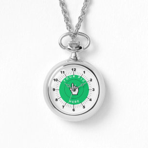 Pulsera Reloj de collar de plata - Personalizado
