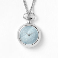Reloj de collar del patrón de encaje de la fantasí