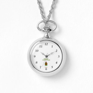 Pulsera Reloj de collares de plata para pasteles navidades