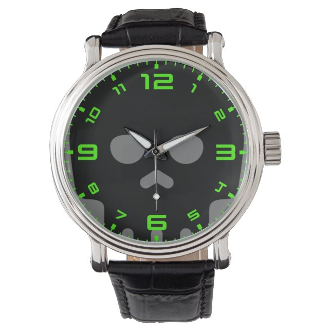 Pulsera Reloj de cráneo (Anverso)