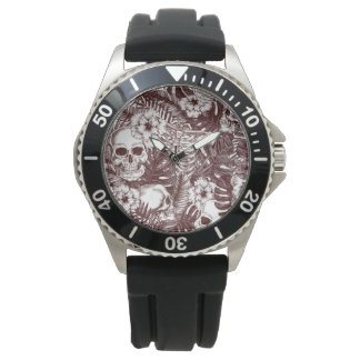 Pulsera Reloj de cráneo de jungla