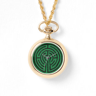 Pulsera Reloj de cuello LABYRINTH XI de oro
