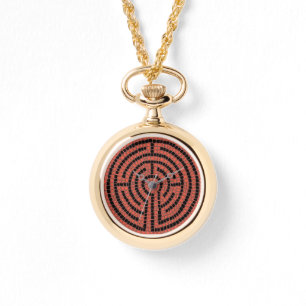 Pulsera Reloj de cuello LABYRINTH XII de oro
