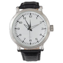Reloj de Cuero de Estilo Vintage para Hombres Rega