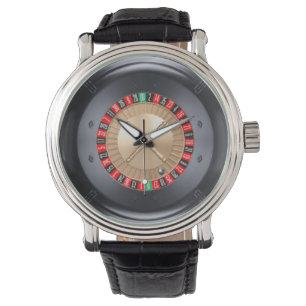 Pulsera reloj de cuero para ruedas