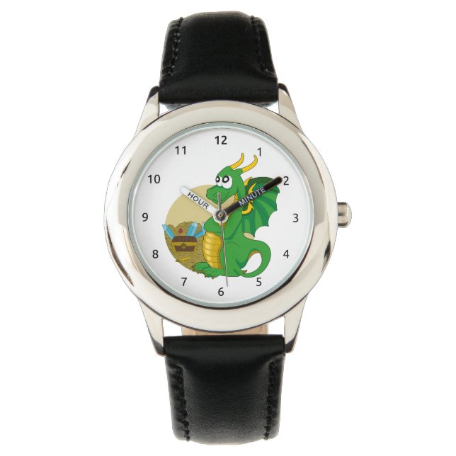 Pulsera Reloj de dibujos animados de dragón (Anverso)