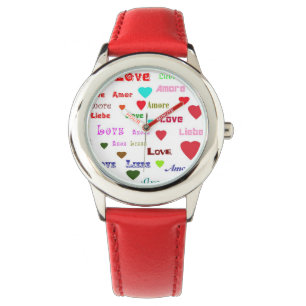 Pulsera Reloj de diseño de amor joven