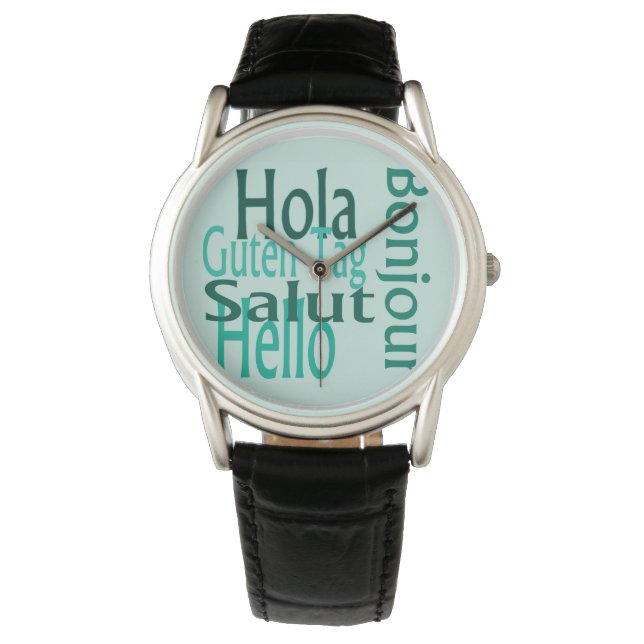 Pulsera Reloj de diseño deportivo (Anverso)