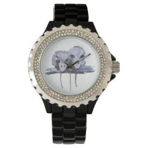 Pulsera Reloj de encargo de "dos oposums"