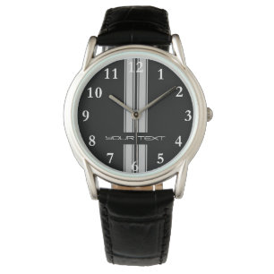 Pulsera Reloj de encargo del coche - las Carreras rayan