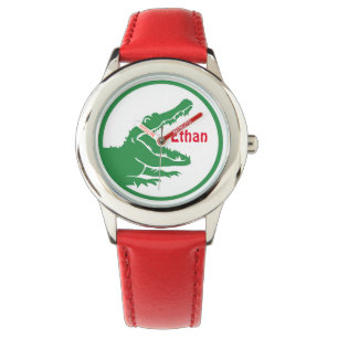 Pulsera Reloj de encargo del cocodrilo