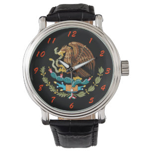 Pulsera Reloj de encargo del escudo de armas de México