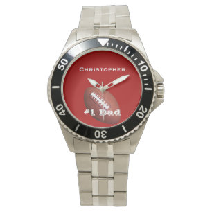 Pulsera Reloj de encargo del papá #1, personalizado,