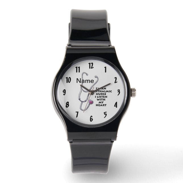 Pulsera Reloj de enfermera oftalmológica (Anverso)