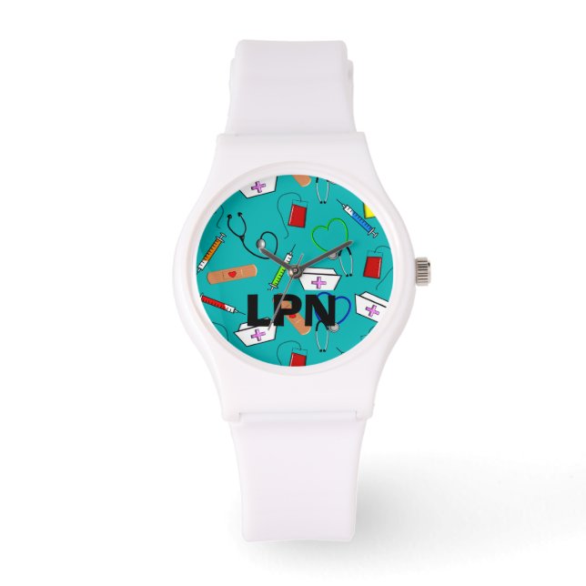 Pulsera Reloj de enfermería práctica con licencia III (Anverso)