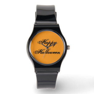 Pulsera Reloj de escritura a mano de Halloween feliz (nara