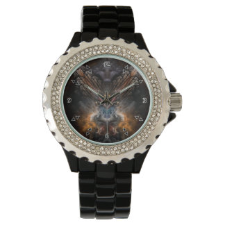 Pulsera Reloj de escritura de arte fractal ortográfico