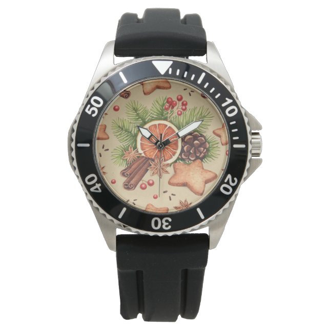 Pulsera Reloj de especias de vacaciones (Anverso)