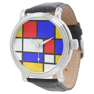 Pulsera Reloj de estilo Mondrian