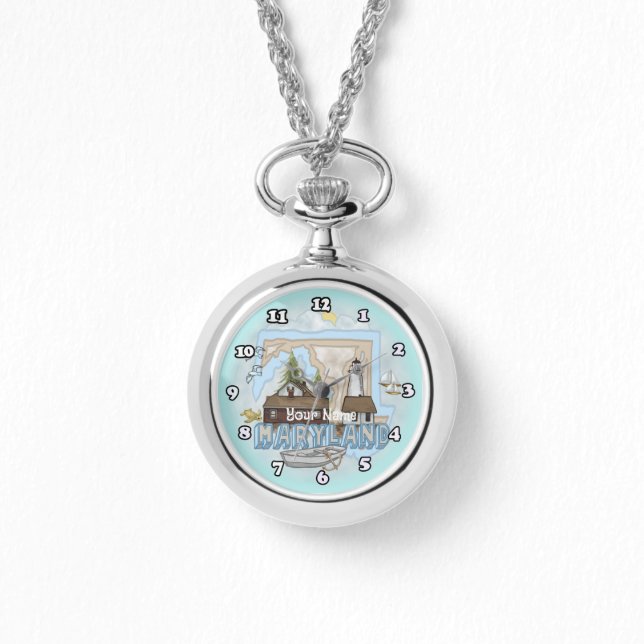 Pulsera Reloj de faro de Maryland (Anverso)