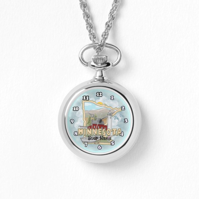 Pulsera Reloj de faro de Minnesota (Anverso)