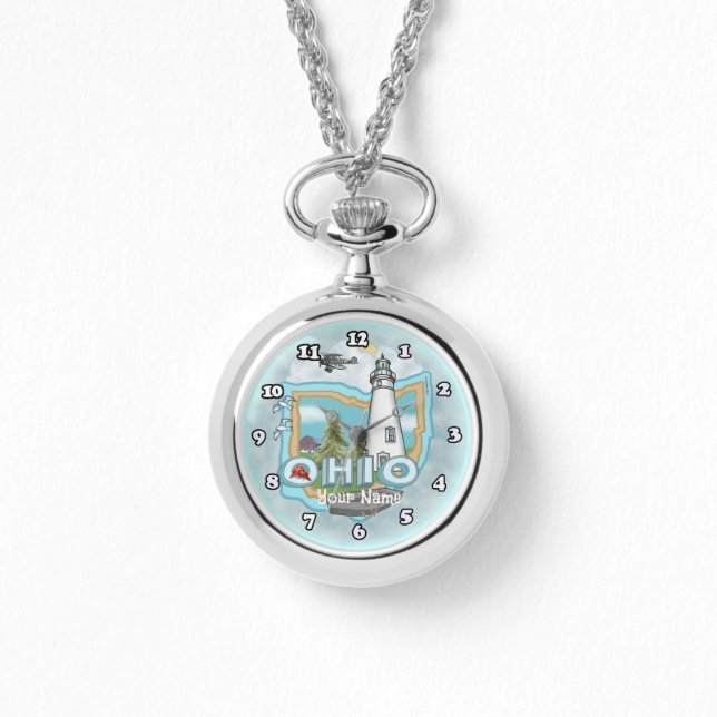 Pulsera Reloj de faro de Ohio (Anverso)