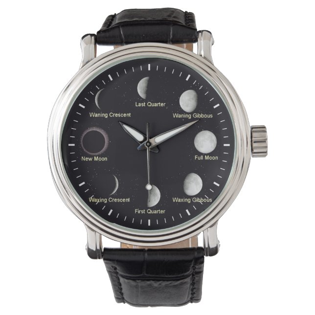 Pulsera reloj de fases de la luna (Anverso)