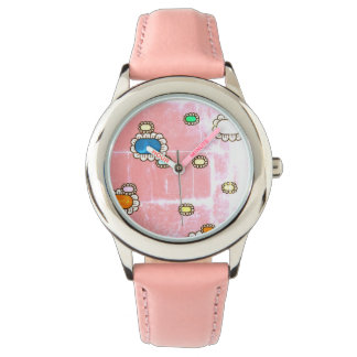 Pulsera reloj de flor agradable