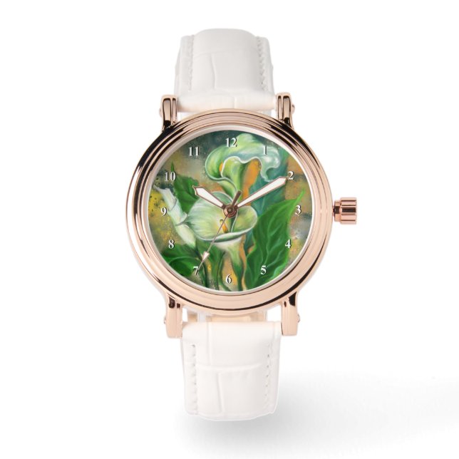 Pulsera reloj de flores Alla Lily (Anverso)
