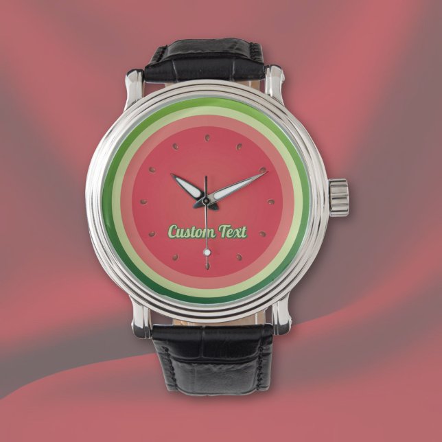 Pulsera Reloj de fondo de sandía (Subido por el creador)