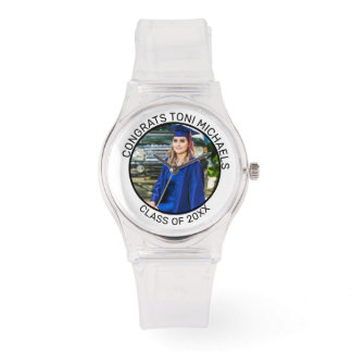 Pulsera Reloj de foto de graduación personalizado - Gradua