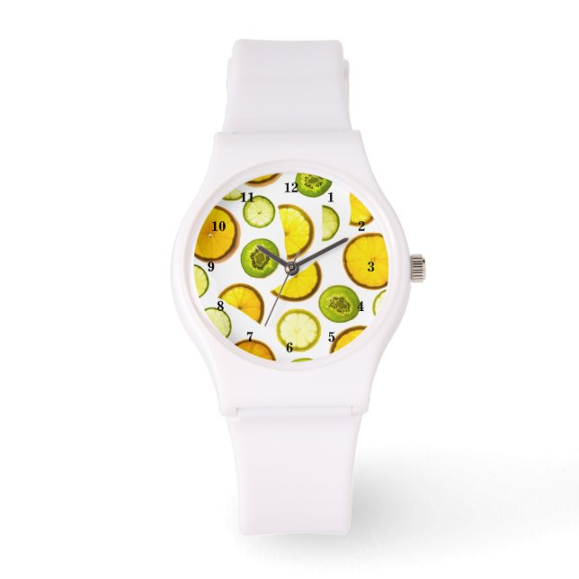Pulsera Reloj de Frutas Cítricas (Anverso)