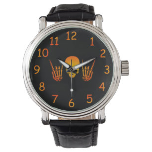 Pulsera Reloj de fundición del cráneo