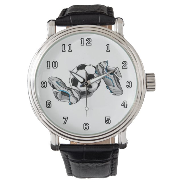 Pulsera Reloj de fútbol masculino (Anverso)