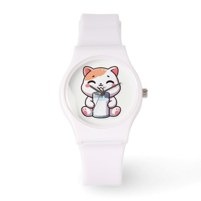 Pulsera Reloj de gato lindo Kawaii (Anverso)