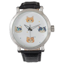 Reloj de gatos asombroso