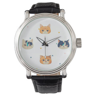 Pulsera Reloj de gatos asombroso