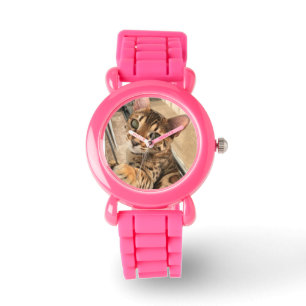 Pulsera Reloj de gatos de Bengala