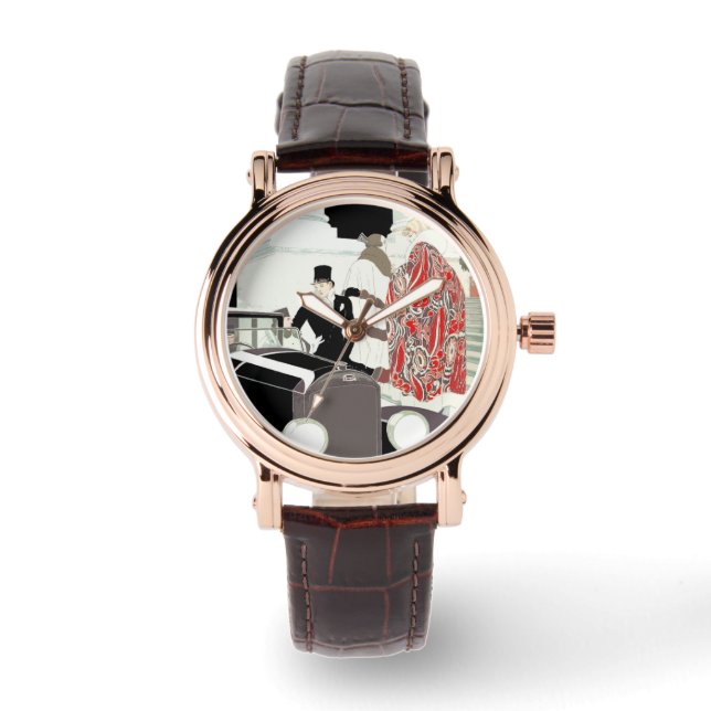 Pulsera Reloj de Gatsby del art déco (Anverso)