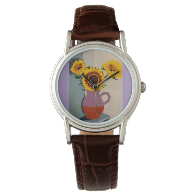 Pulsera Reloj de girasol (Anverso)