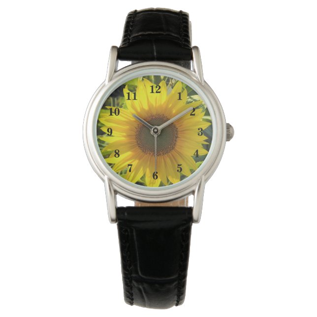 Pulsera Reloj de girasol sensacional (Anverso)