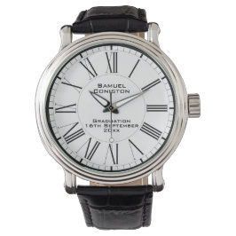 Pulsera Reloj de Graduación con Nombre y Fecha