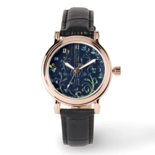 Pulsera Reloj de guitarra floral