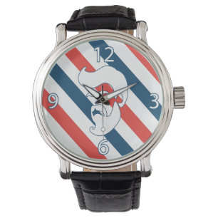 Pulsera Reloj de hombre barbudo en barbería