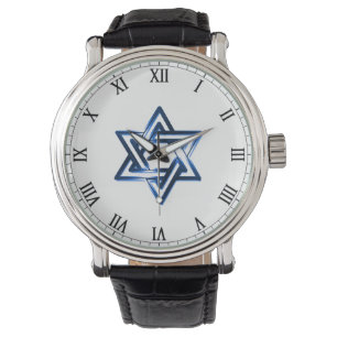 Pulsera Reloj de hombre con Estrella de David