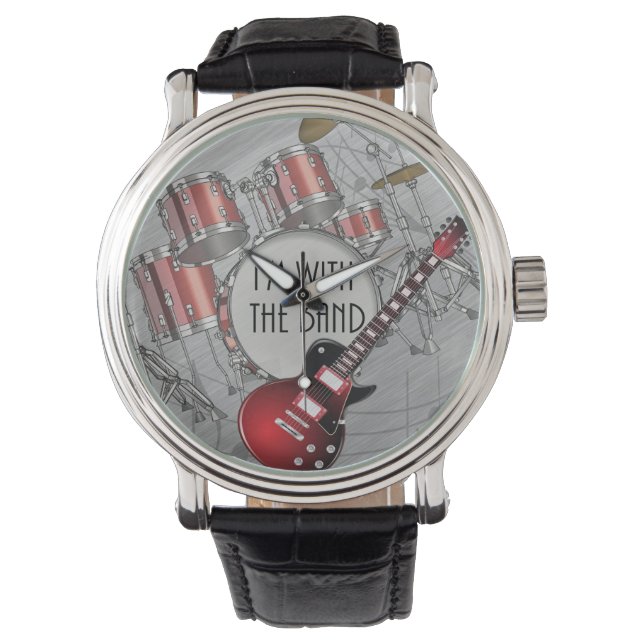 Pulsera Reloj de hombre I'm With the Band (Anverso)